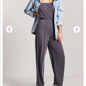 Ribbed tube jumpsuit